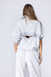 CORA SWEATSHIRT - GREY on GREY